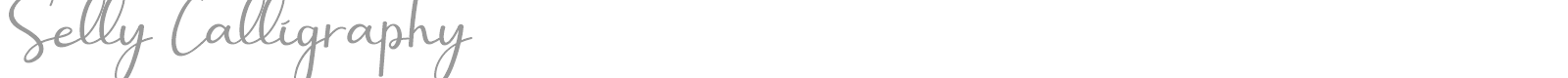 Selly Calligraphy font preview